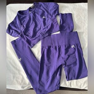 Oner active Purple Activewear Set size small.